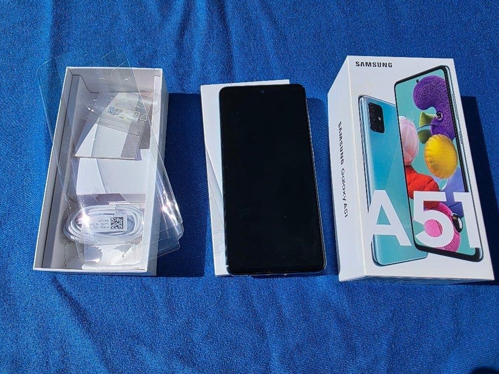Samsung telefoon A51 met doos., Telecommunicatie, Mobiele telefoons | Samsung, 128 GB, Verzenden, Zwart, Galaxy Z Flip