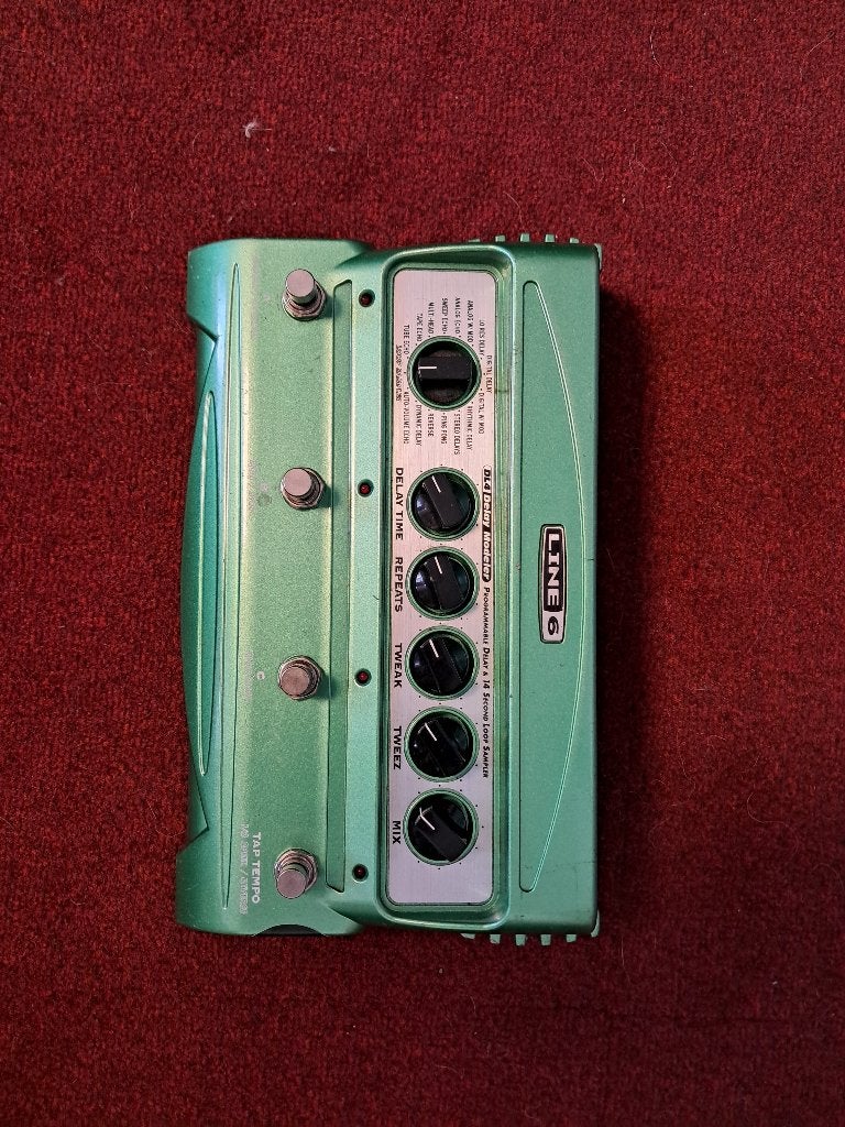 Line 6delay modeler, Ophalen, Gebruikt