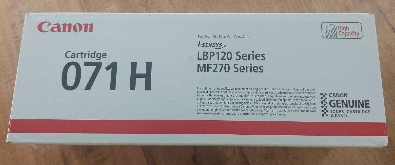 Canon Cartridge 071 H - Toner voor i-SENSYS LBP120/MF270, Ophalen, Nieuw, Toner, Canon