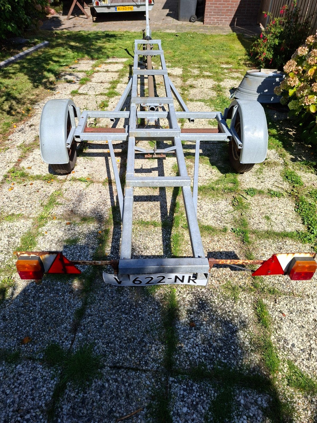 Boot trailer gegalvaniseerd, Watersport en Boten, Ophalen, Minder dan 1500 kg, Sloepentrailer, Minder dan 6 meter