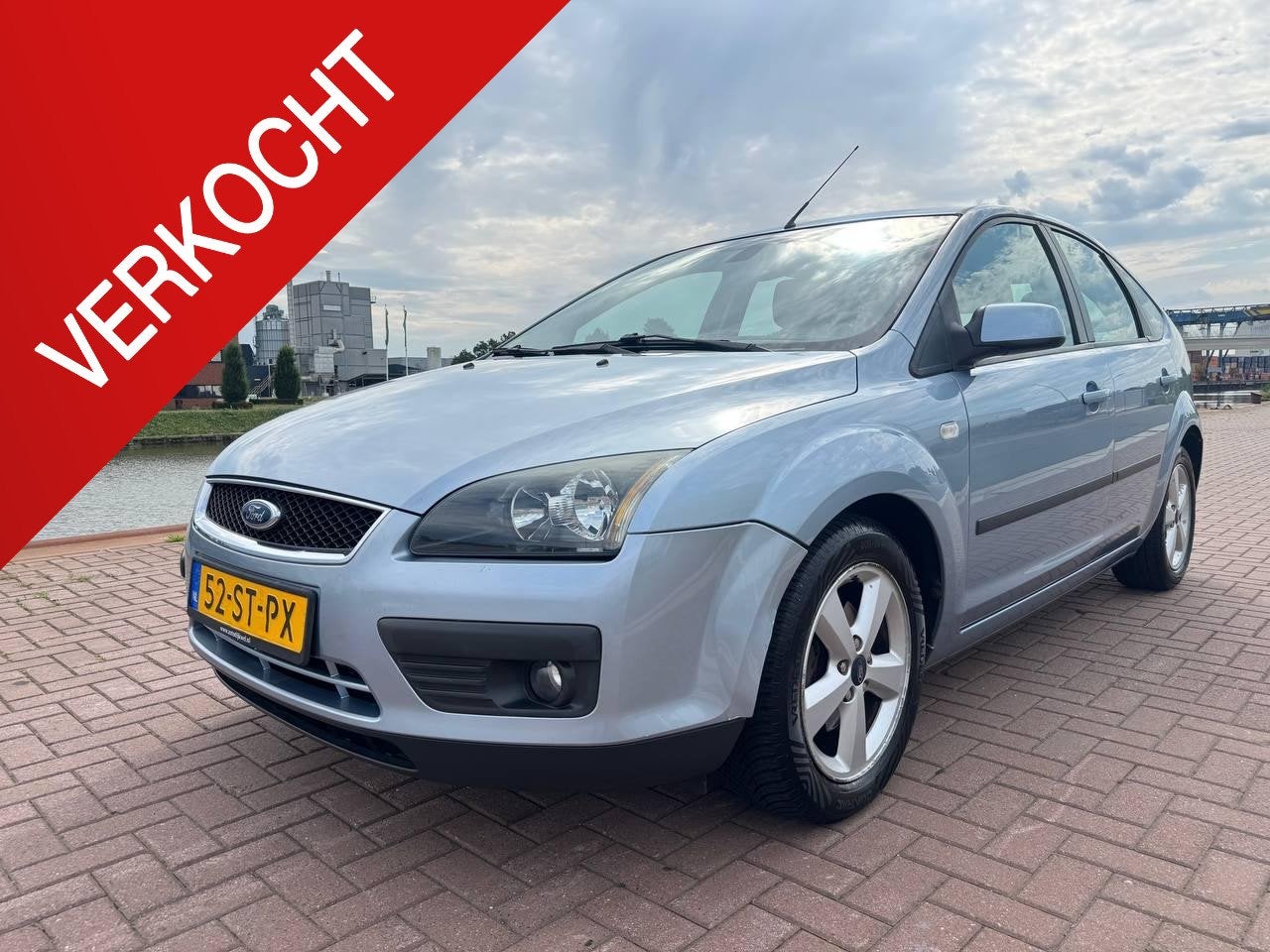Ford Focus 1.6-16V Futura, Auto's, 1596 cc, Gebruikt, 4 cilinders, Blauw
