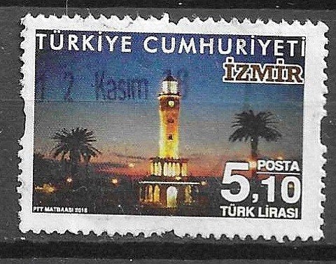 TURKIJE 2018, Ophalen of Verzenden, Overige landen, Gestempeld