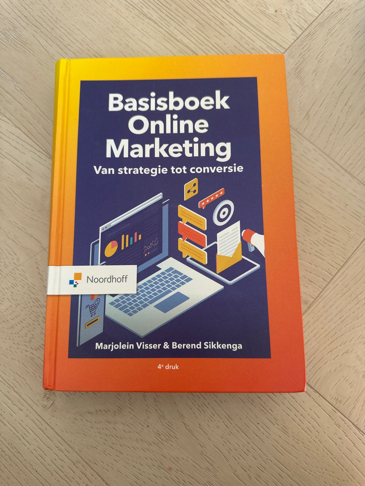 Basisboek Online Marketing - Marjolein Visser & Berend Sikke, Ophalen of Verzenden, Zo goed als nieuw, Economie en Marketing