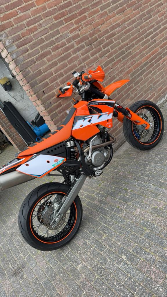 Ktm 525 exc supermoto, Sportuitlaat, Gebruikt, Particulier, 520 cc