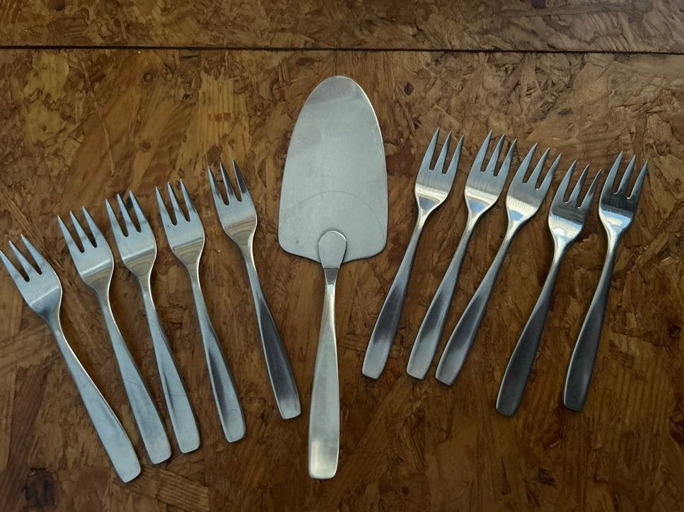 Gero Zilmeta, Huis en Inrichting, Keuken | Bestek, Ophalen of Verzenden, Gebruikt, Rvs of Chroom