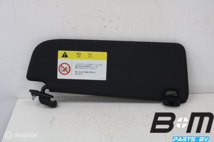 Zwarte zonneklep links Audi A6 4G 4G2857551, Gebruikt