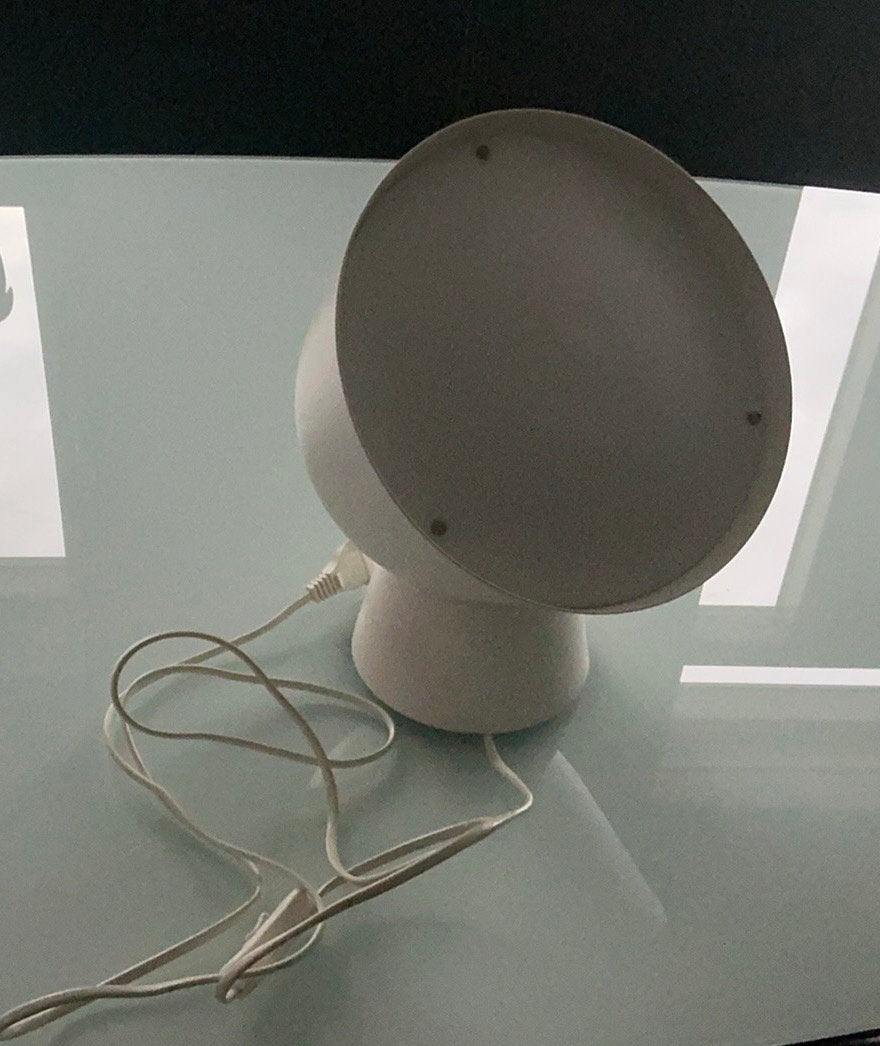 Desing lamp ontwerp van  Ola Wihlborg, Huis en Inrichting, Lampen | Tafellampen, Zo goed als nieuw, Kunststof, Wit, IKEA, Ophalen of Verzenden