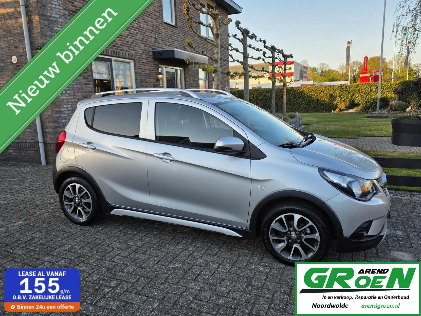 Opel KARL 1.0 Rocks Online Edition airco apple carplay, Voorwielaandrijving, 839 kg, Gebruikt, Euro 6