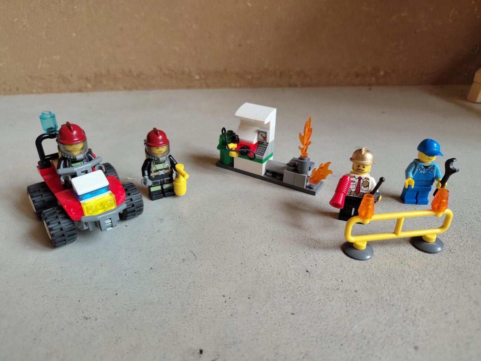 Lego city brandweer startersset 60088 compleet, Ophalen of Verzenden, Zo goed als nieuw