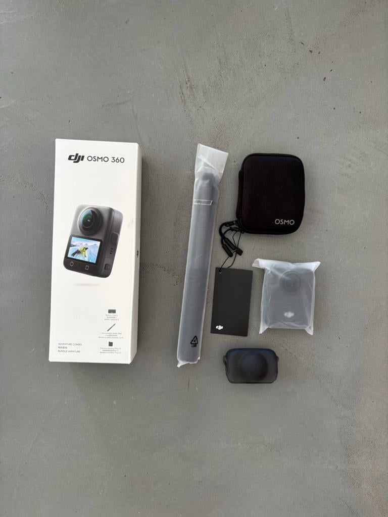 DJI Osmo 360 Adventure Combo zonder extra batterijen- Nieuw, Ophalen of Verzenden, Nieuw, Overige merken