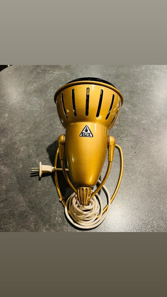 Jaren 50 60 space age atomic age warmtelamp Elix DDR Sovjet, Ophalen of Verzenden, Huis en Inrichting