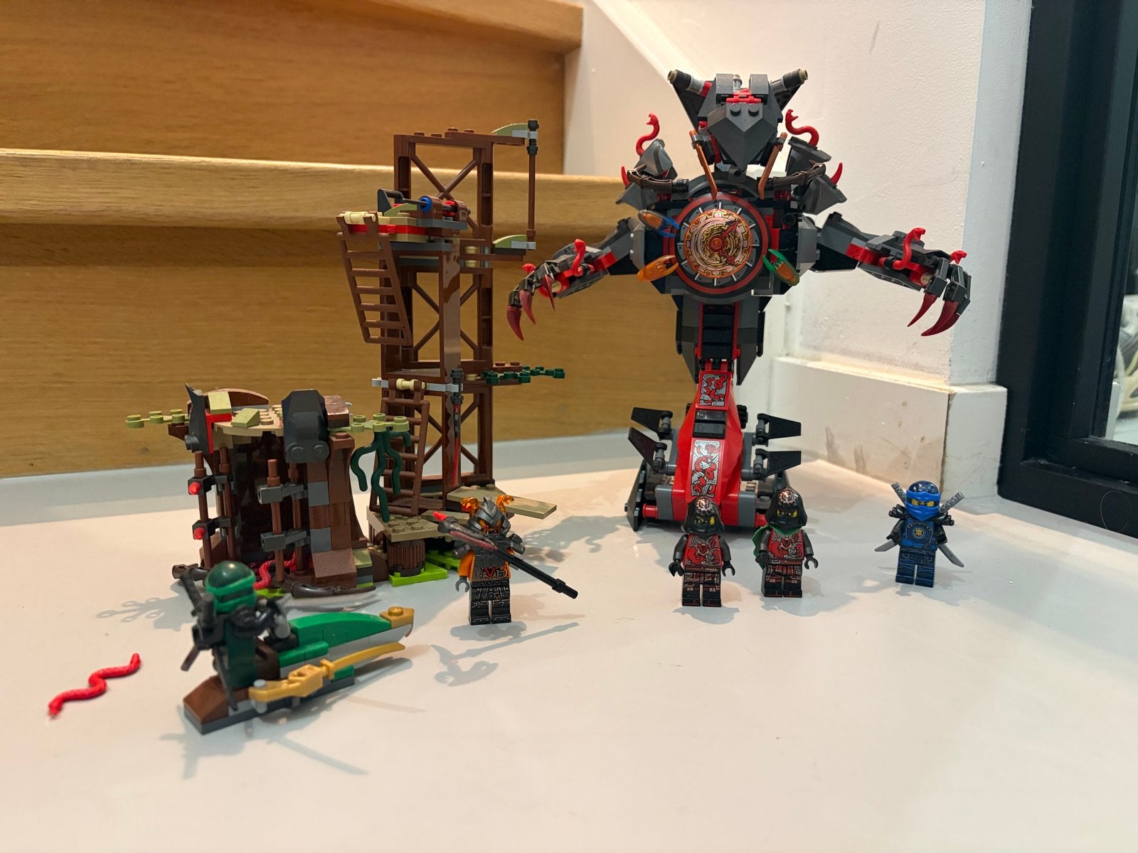 LEGO Ninjago 70626 Dawn of Iron Doom + Krux & Acronix, Ophalen of Verzenden, Gebruikt