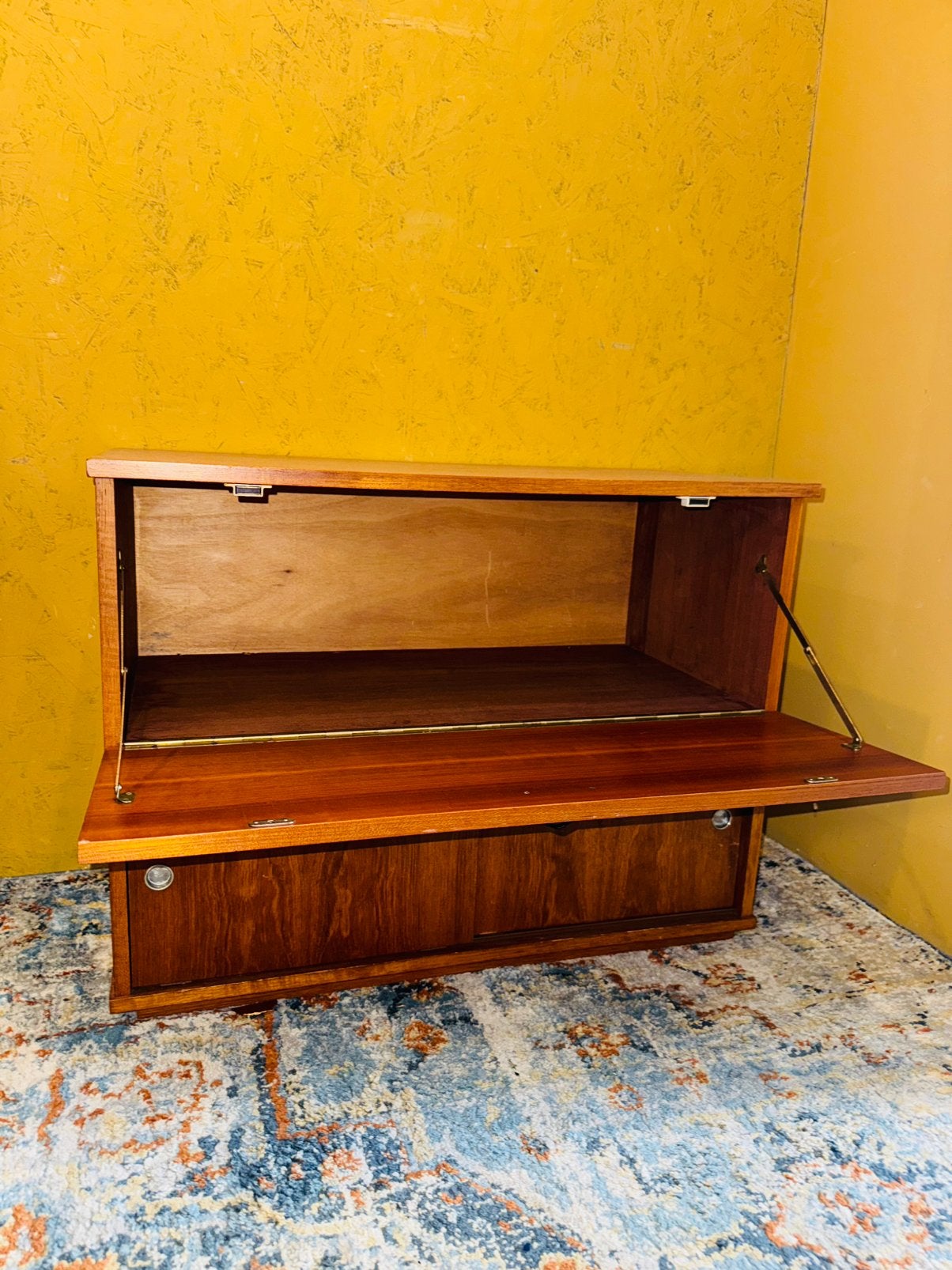 Vintage platenspeler kastje audiomeubel, Ophalen