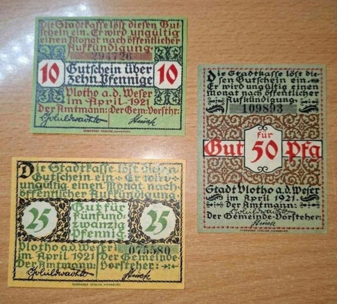 Duits Notgeld Vlotho Noodgeld, Postzegels en Munten, Bankbiljetten | Europa | Niet-Eurobiljetten, Ophalen of Verzenden, Duitsland