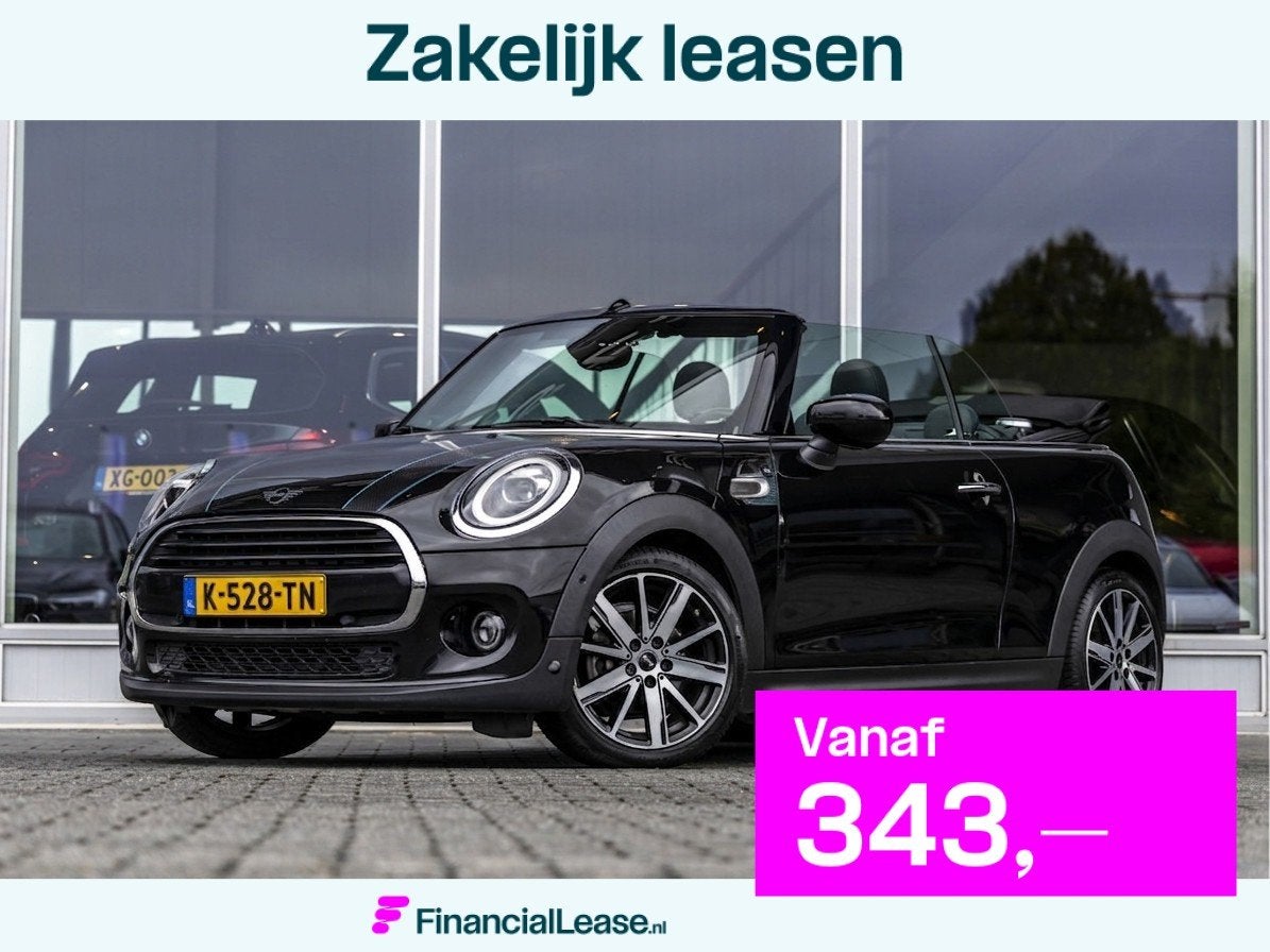 MINI Cooper Cabrio 1.5 Sidewalk Edition Harmen Kardon | NL A, 12 maanden, 136 pk, Gebruikt, 4 stoelen