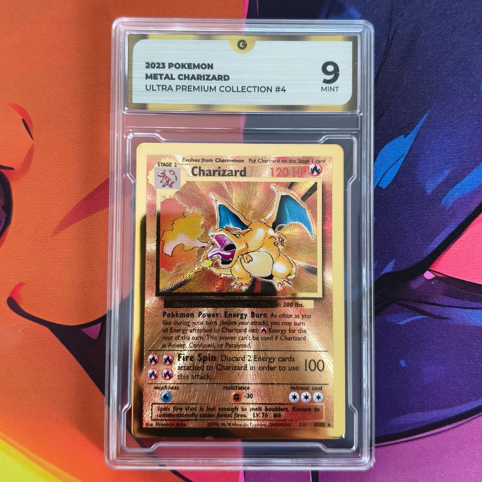 2023 Pokémon Metal Charizard, Ophalen of Verzenden, Zo goed als nieuw
