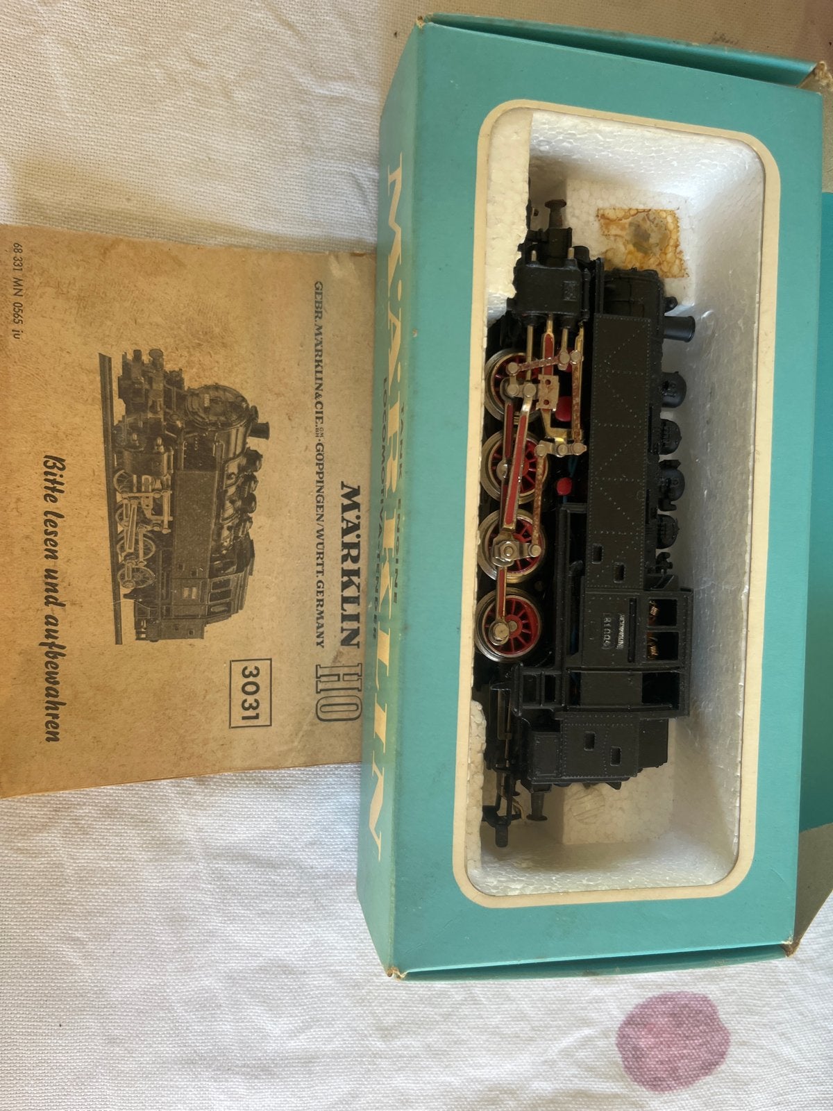 Märklin H0 Tenderlocomotief 3031 - Zo goed als nieuw, Ophalen, Wisselstroom, Locomotief, Zo goed als nieuw