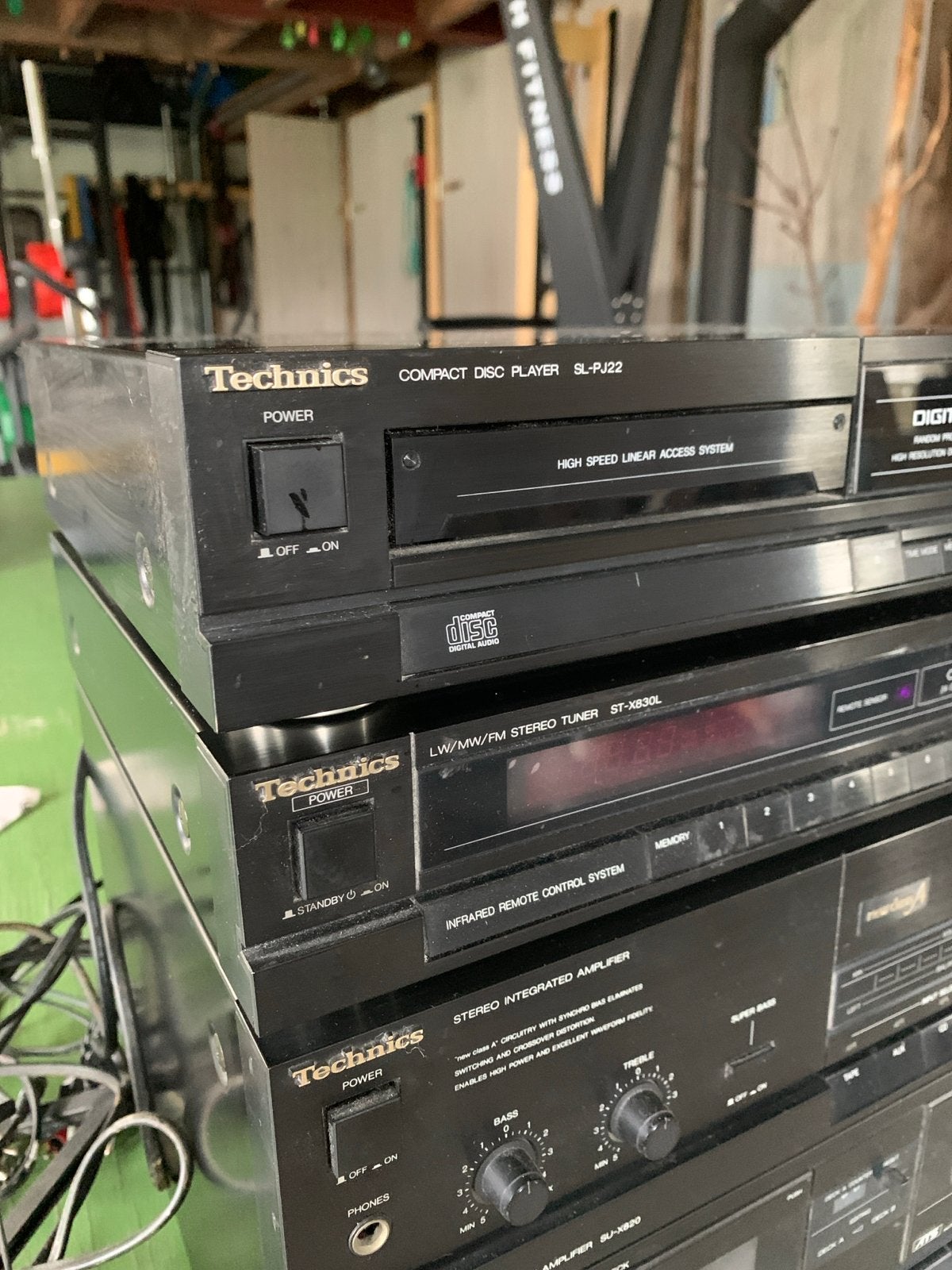 Technics Hifi Set: CD, Tuner, Versterker, Dubbel Cassettedec, Overige merken, Gebruikt, Cassettedeck, Losse componenten
