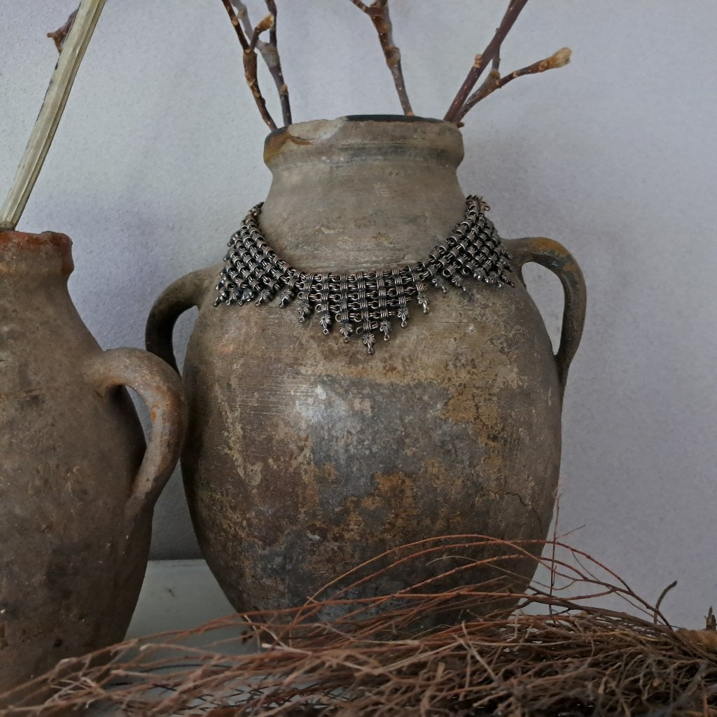 Mooie landelijke kruikketting ketting sober 50cm *Etage3*, Huis en Inrichting, Woonaccessoires | Overige, ., Ophalen of Verzenden