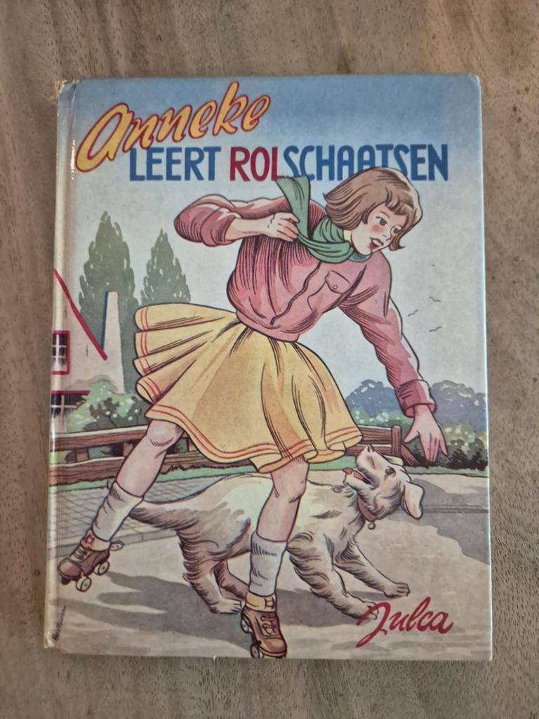Anneke Leert Rolschaatsen - Vintage Kinderboek, Boeken, Kinderboeken | Jeugd | onder 10 jaar, Ophalen of Verzenden, Gelezen, Julca