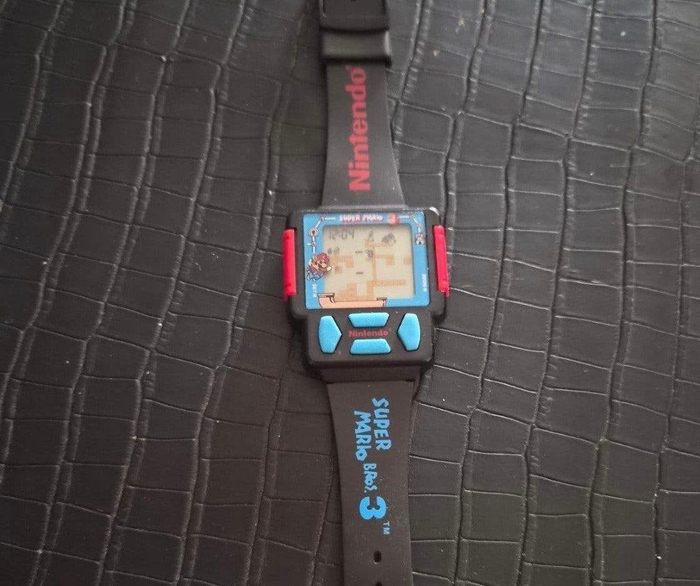 Vintage Nintendo Super Mario Bros 3 Horloge - Zeon 8319, 1 speler, Zo goed als nieuw, Vanaf 3 jaar, Ophalen