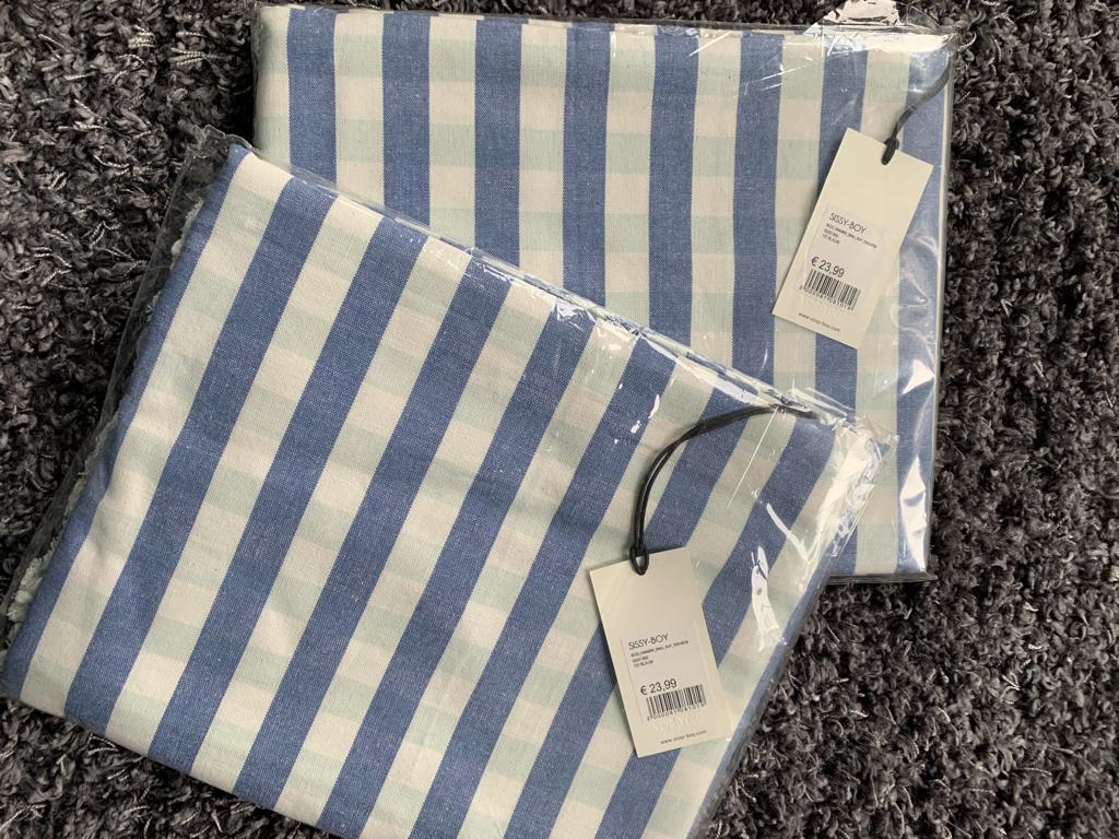 Sissy-Boy Hamam handdoek 2 stuks, Ophalen, Nieuw, Blauw, Handdoek