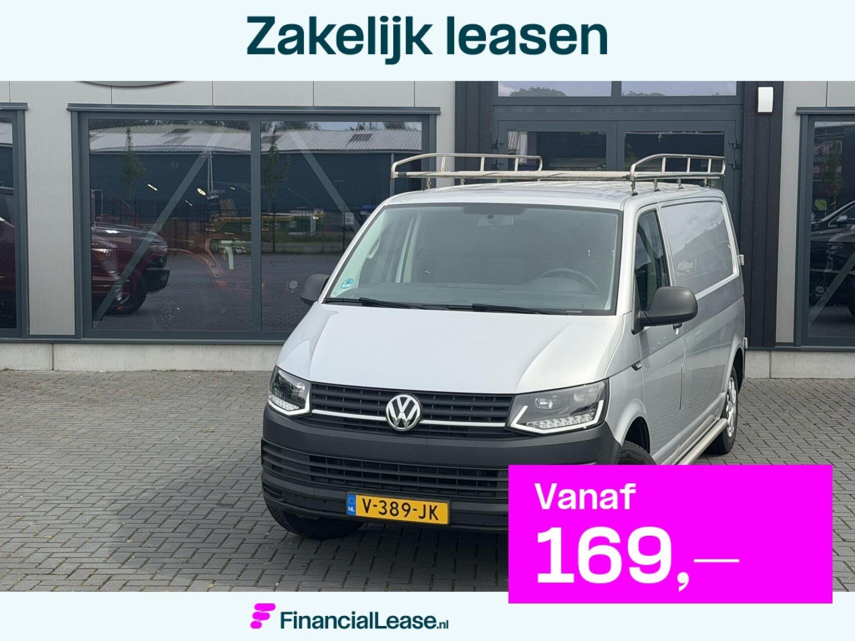 Volkswagen Transporter 2.0 TDI L2H1 140pk 2017, Voorwielaandrijving, Stof, Gebruikt, Euro 6
