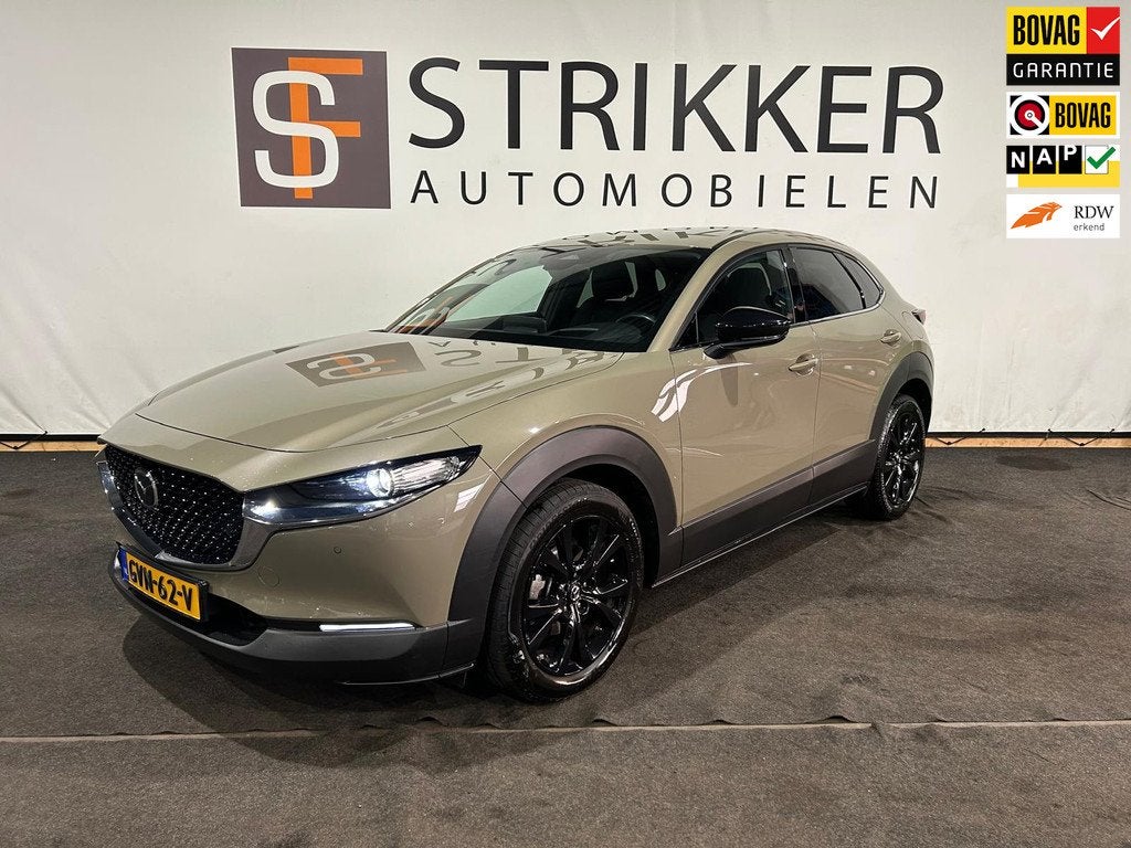 Mazda CX-30 2.0 e-SkyActiv-X M Hybrid Homura, Auto's, Mazda, 1998 cc, Stof, Bedrijf, Nieuw
