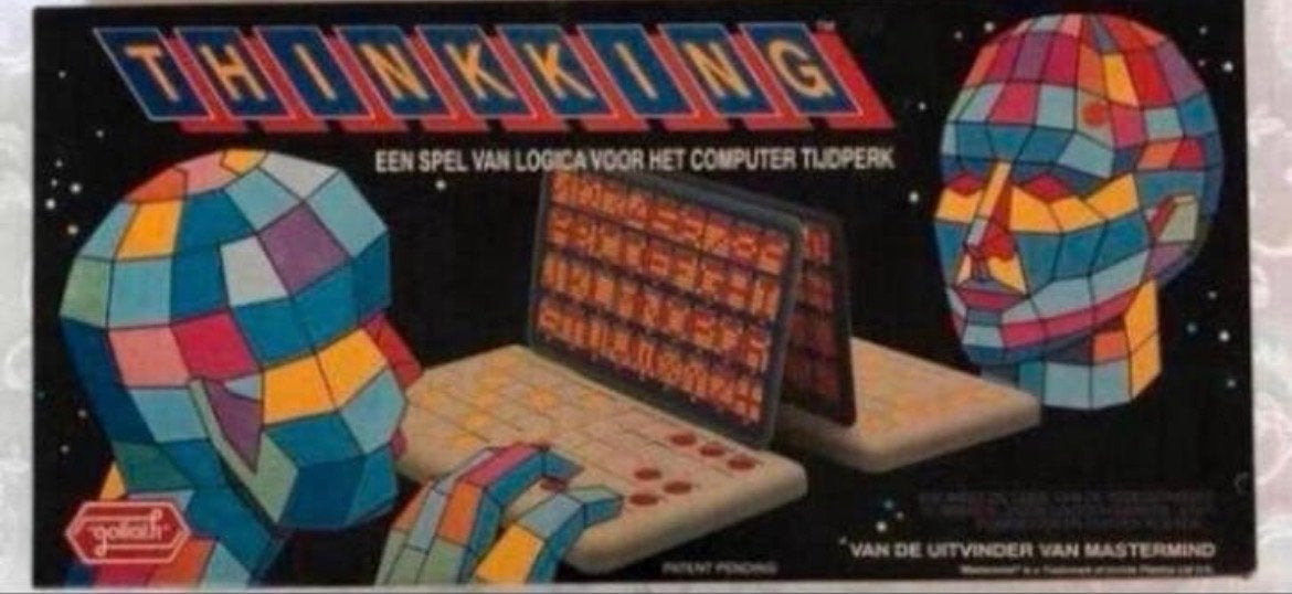 Spel Thinkking van Goliath - Uitvinder van Mastermind, Hobby en Vrije tijd, Gezelschapsspellen | Bordspellen, Zo goed als nieuw