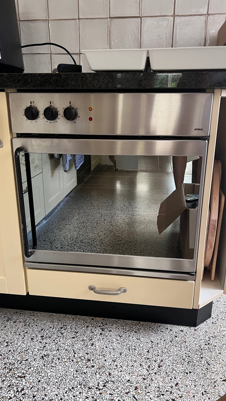 Atag inbouw oven met 3 roosters, Ophalen, Gebruikt, Oven, Inbouw