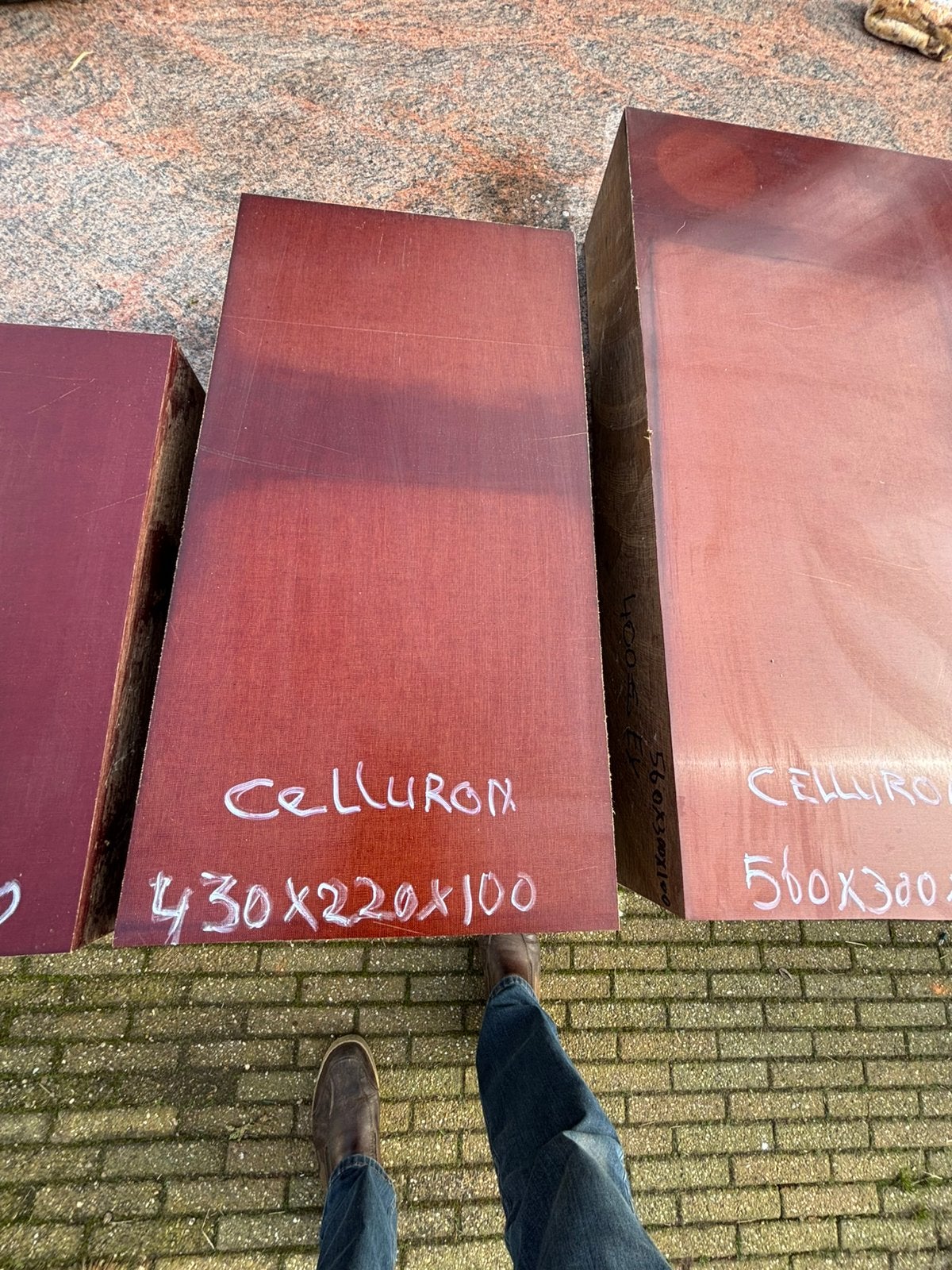 Celluron hardweefsel lagermateriaal glijblokken, Ophalen of Verzenden, Nieuw, Minder dan 180 cm, Palen