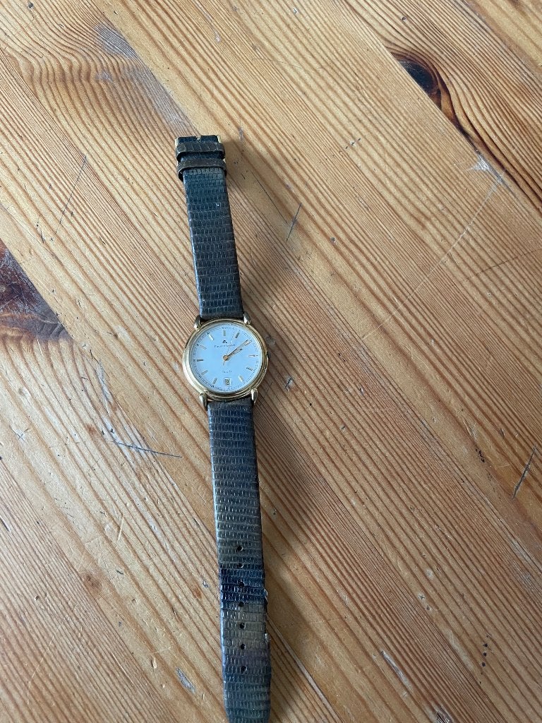 Maurice Lacroix Quartz Horloge, Overige merken, Polshorloge, Ophalen of Verzenden, Leer