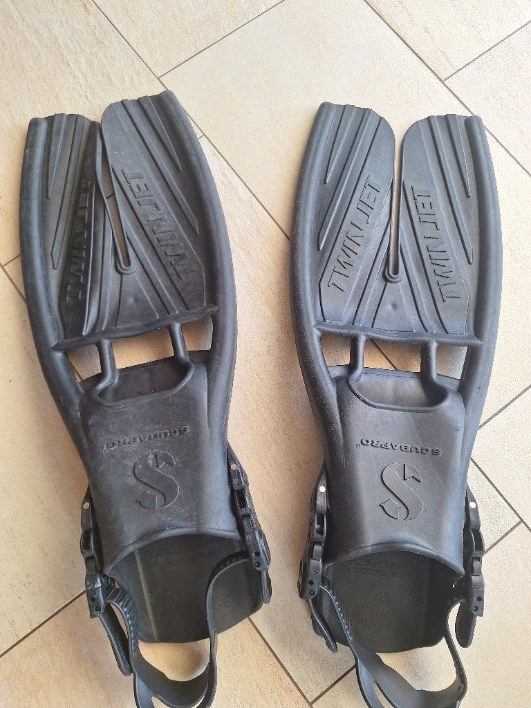 Scubapro Twinjet Finnen, Ophalen of Verzenden, Zo goed als nieuw, Zwem- of Duikvliezen