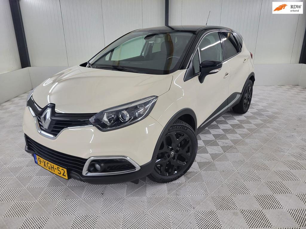 Renault Captur 0.9 TCe Dynamique, Trekhaak, Navigatie, Voorwielaandrijving, Stof, Gebruikt, Zwart