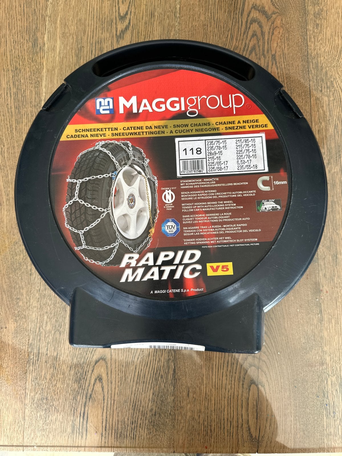 Maggi Rapid Matic V5 sneeuwkettingen - Maat 118, Ophalen, Nieuw