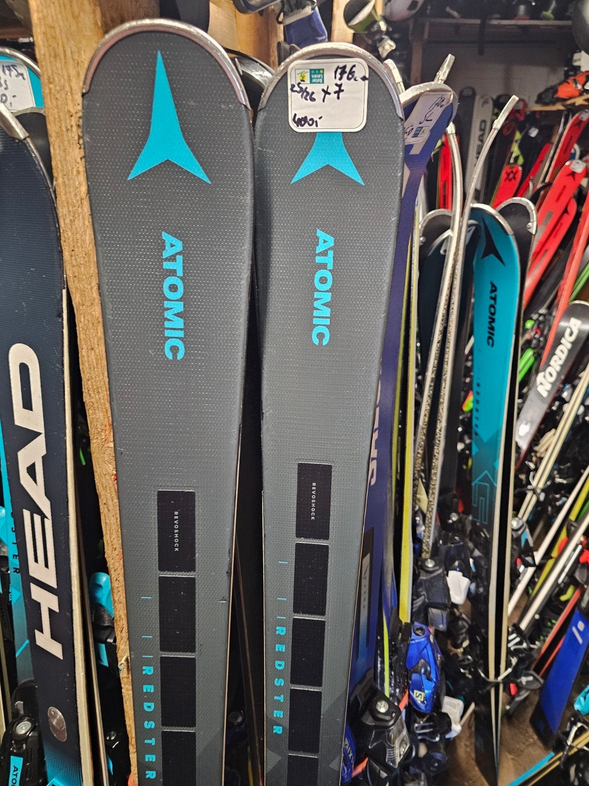 176cm ATOMIC REDSTER x7 revoshock voor kenners, Overige merken, 160 tot 180 cm, Stockli, Ophalen of Verzenden