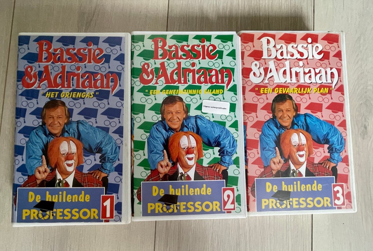 Bassie & Adriaan De Huilende Professor cnr (deel 1, 2, 3), Cd's en Dvd's, Alle leeftijden, Verzenden, Gebruikt, Nederlands
