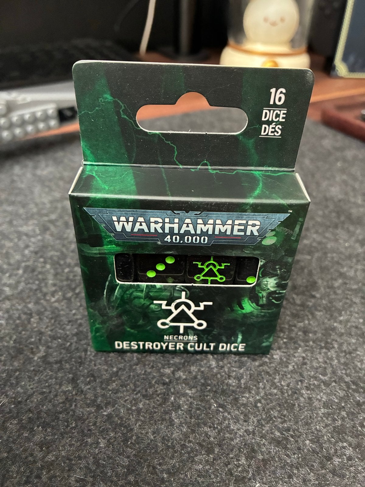 Warhammer 40.000 Necrons dobbelstenen/dice, Ophalen of Verzenden, Nieuw