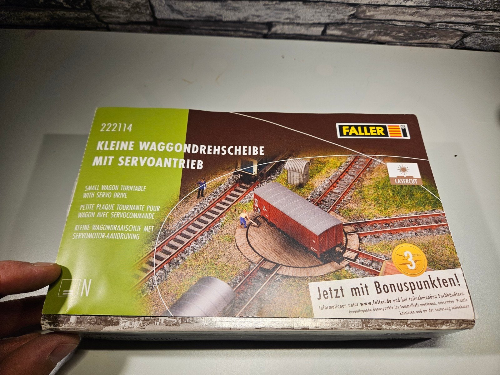 Wagon draaischijf faller zgan N spoor trein 1:160, Hobby en Vrije tijd, Modeltreinen | N-Spoor, Overige merken, Gelijkstroom of Wisselstroom