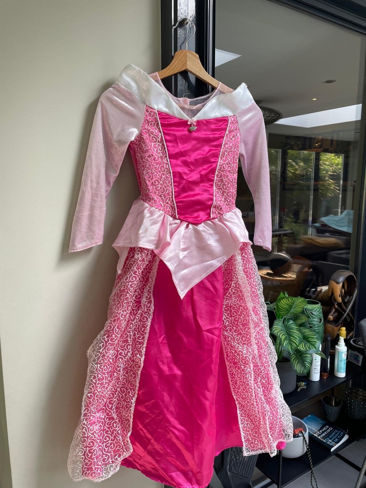 Originele Disneyland prinsessenjurken 6/8 jaar, Ophalen, Gebruikt, 122 t/m 128, Meisje