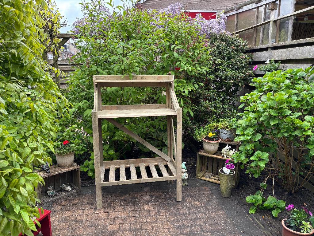 oppottafel, Tuin en Terras, Tuinmeubel-accessoires, Ophalen, Nieuw