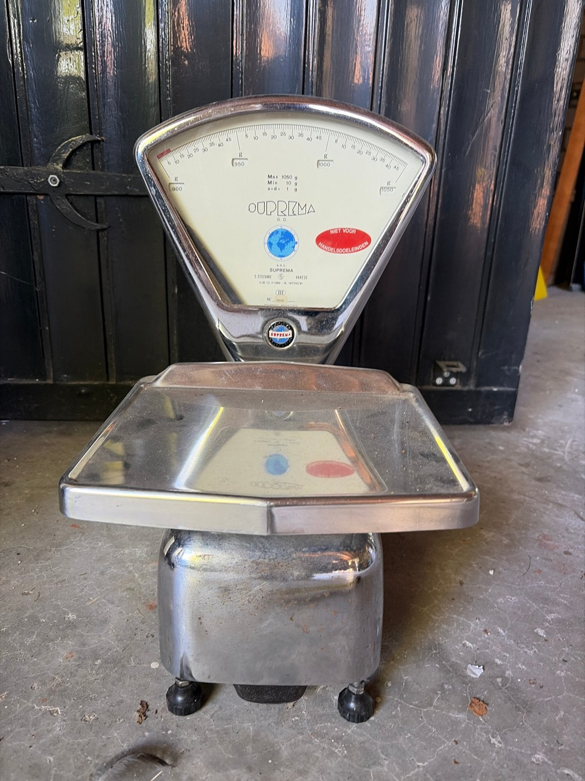 Vintage Suprema Keukenweegschaal - Max 1050g, Antiek en Kunst, Ophalen