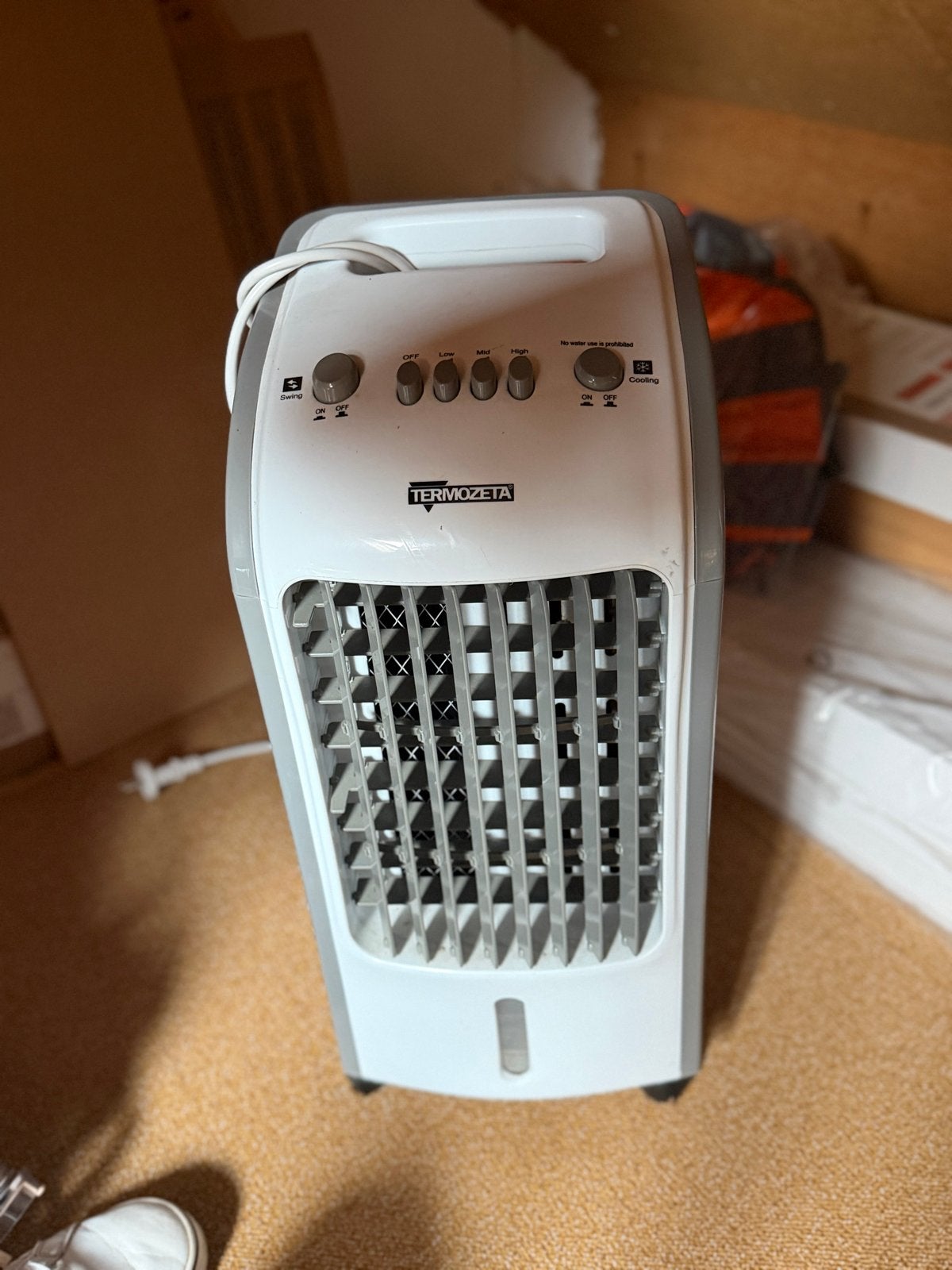Compacte mobiele airco - verkoelend windje, Witgoed en Apparatuur, Airco's, Ophalen, Gebruikt, Minder dan 60 m³, Ventileren
