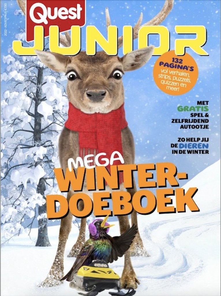 Quest Junior Mega Winter Doeboek (2 edities)(s7), Boeken, Tijdschriften en Kranten, Verzenden, Gelezen, Overige typen
