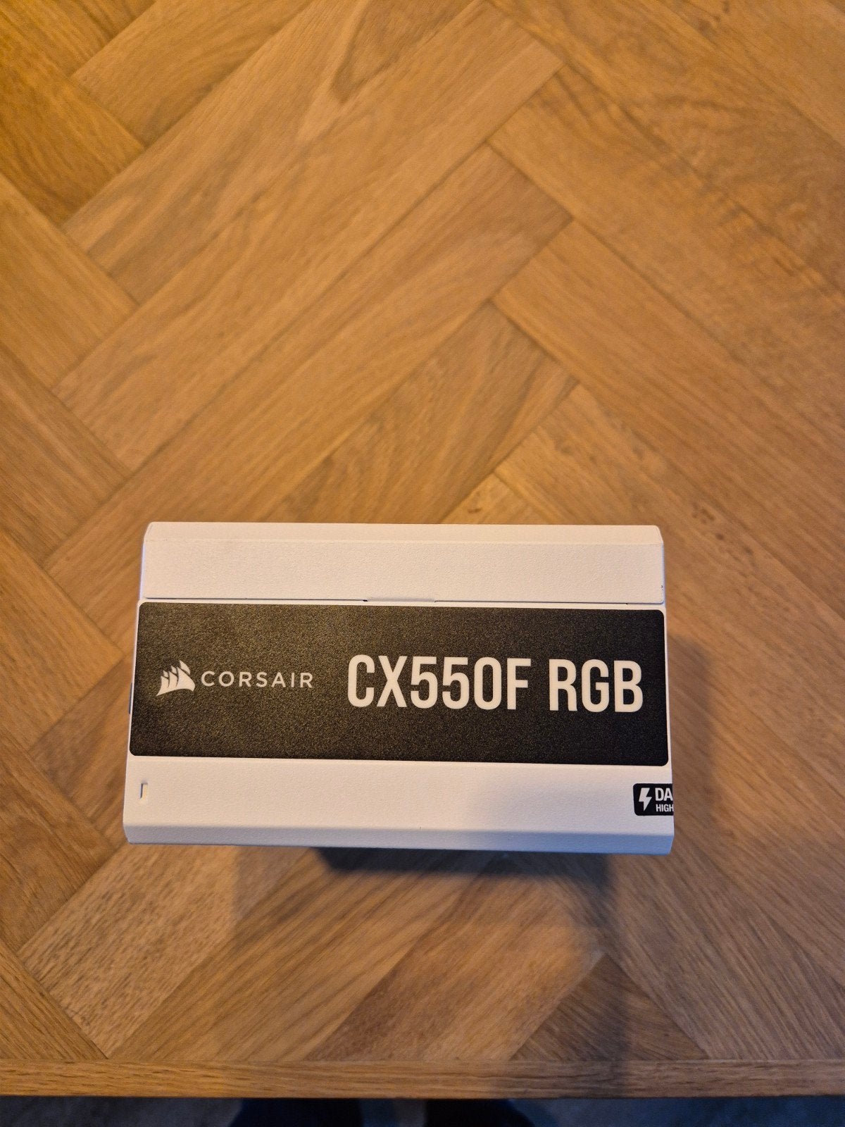 Corsair CX550F RGB Voeding - Wit (550W), Computers en Software, Ophalen of Verzenden, Gebruikt