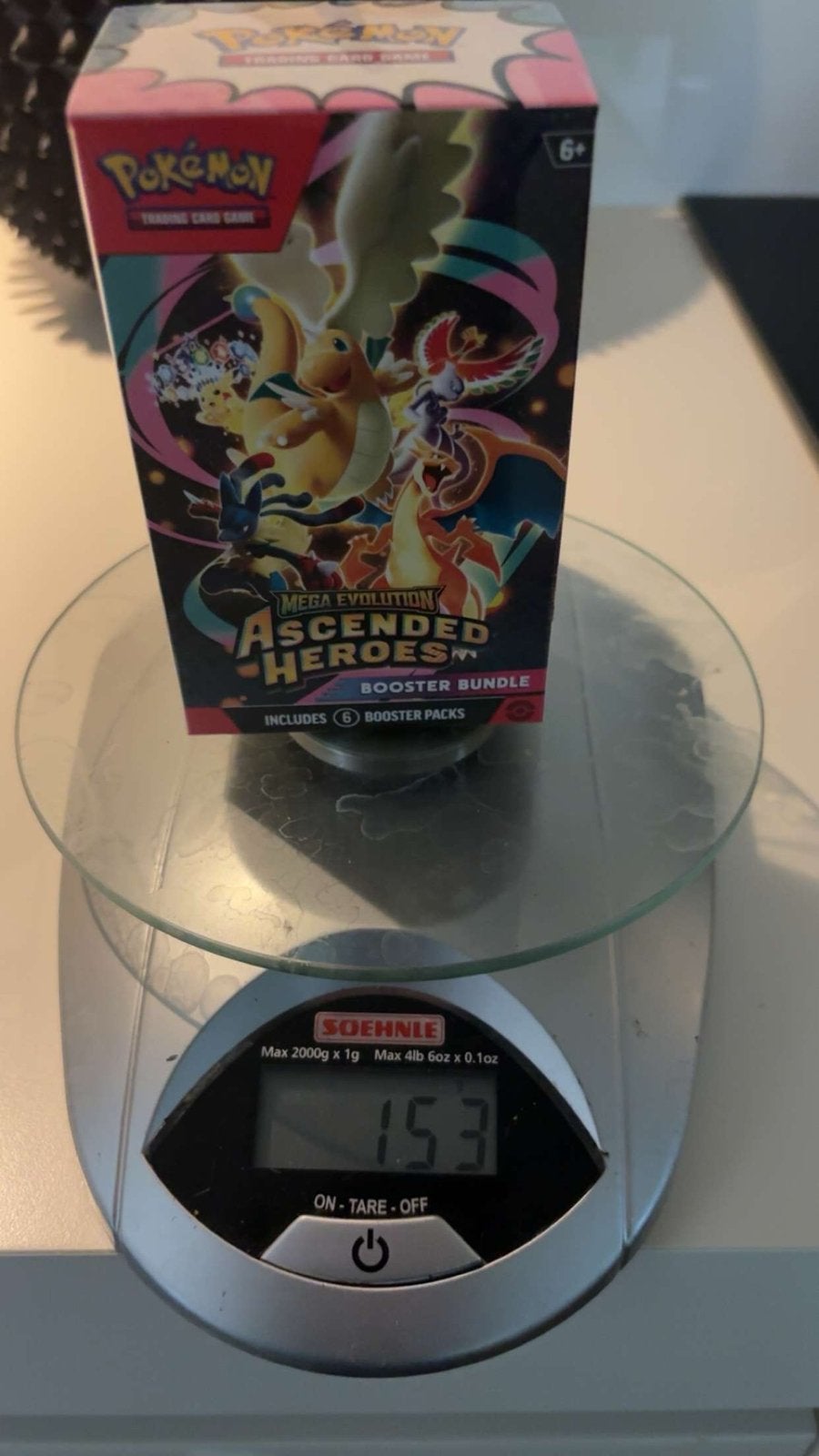 Pokemon Mega Evolution Ascended Heroes Booster Bundle 153g, Ophalen of Verzenden, Nieuw, Booster