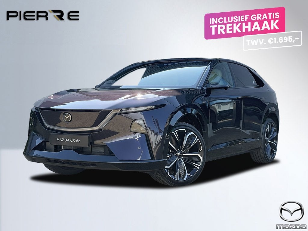 Mazda CX-6e Takumi Plus 78 kWh | DIGITALE SPIEGELS | PANO DA, Automaat, Achterwielaandrijving, Overige kleuren, 6e