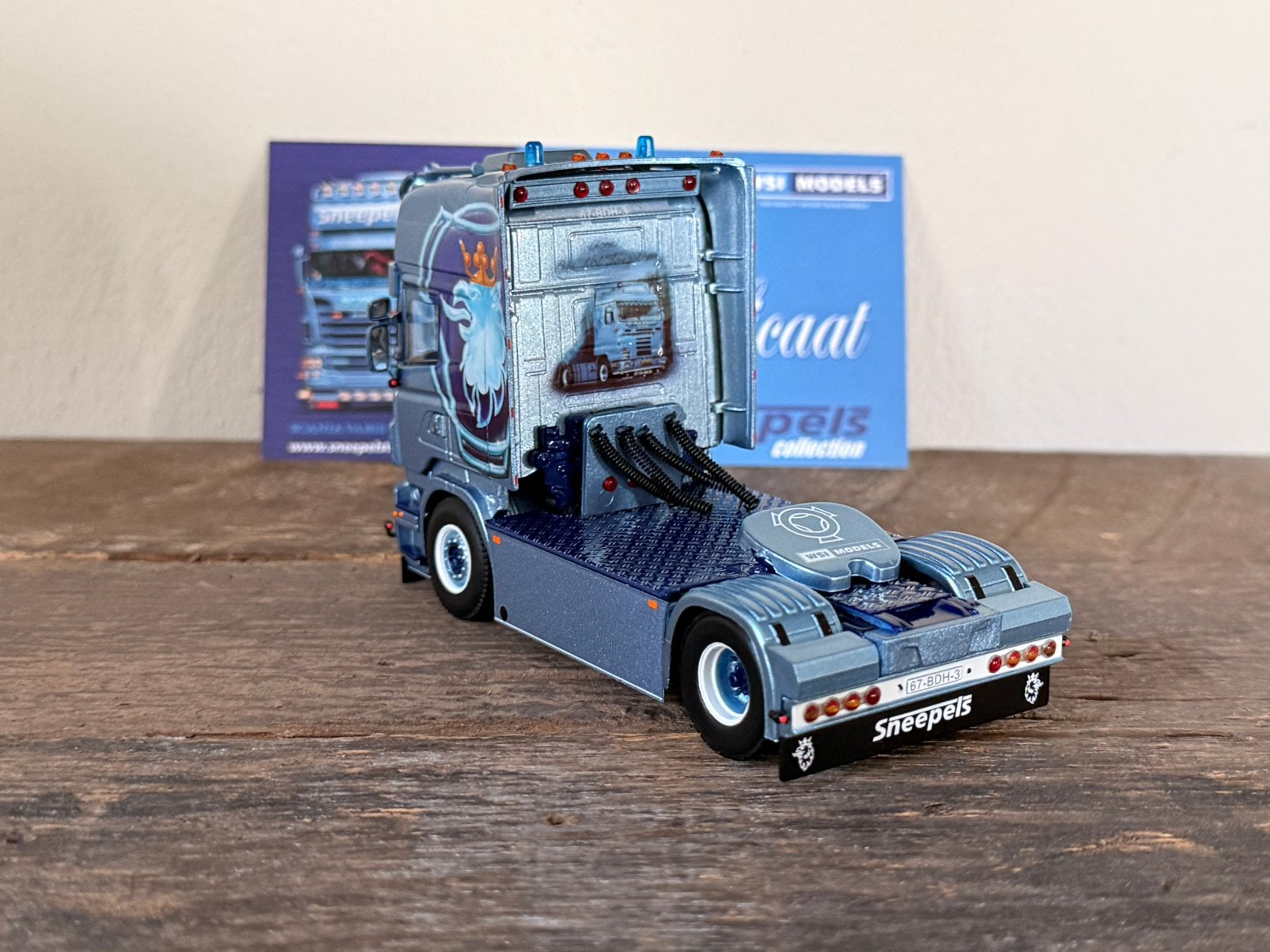 WSI - Scania topline Sneepels, Ophalen of Verzenden, Zo goed als nieuw, Bus of Vrachtwagen, Wsi