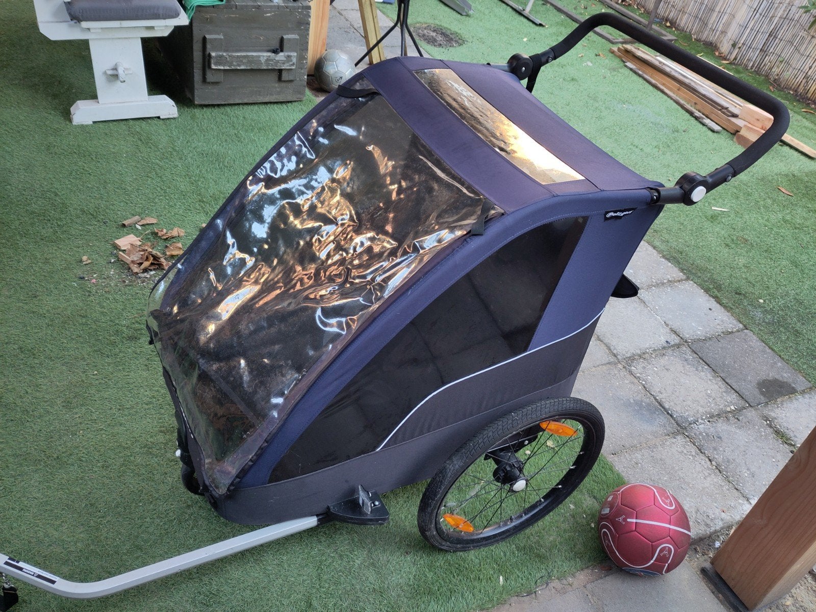Polisport fietskar en wandelwagen, Ophalen, Kinderkar, 40 tot 60 kg