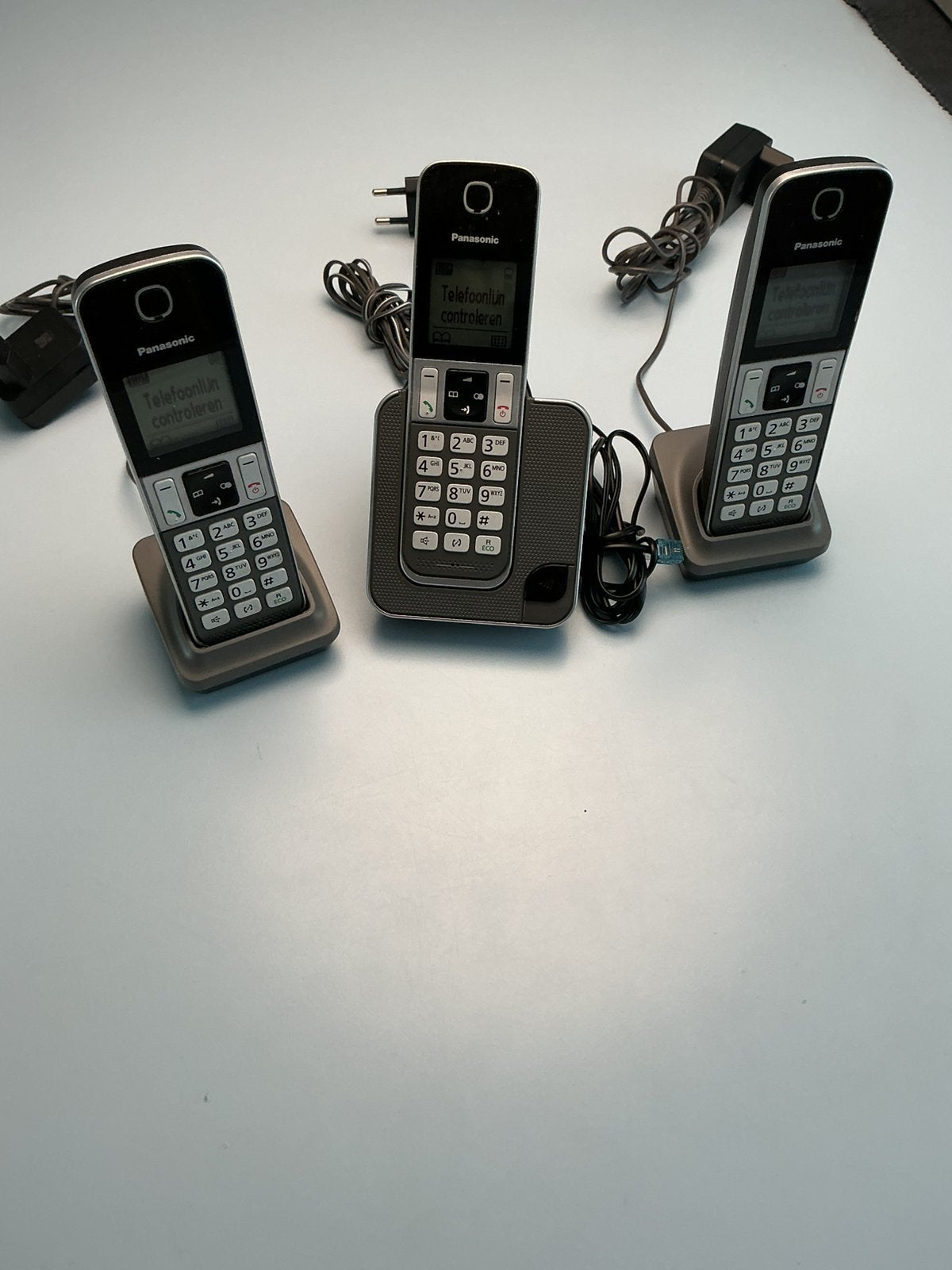 Draadloze telefoon - Panasonic, Ophalen, Gebruikt, 3 handsets